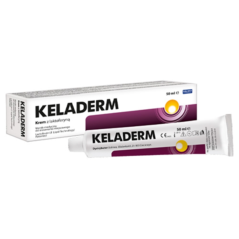 Keladerm, krem na przebarwienia skórne, 50 ml