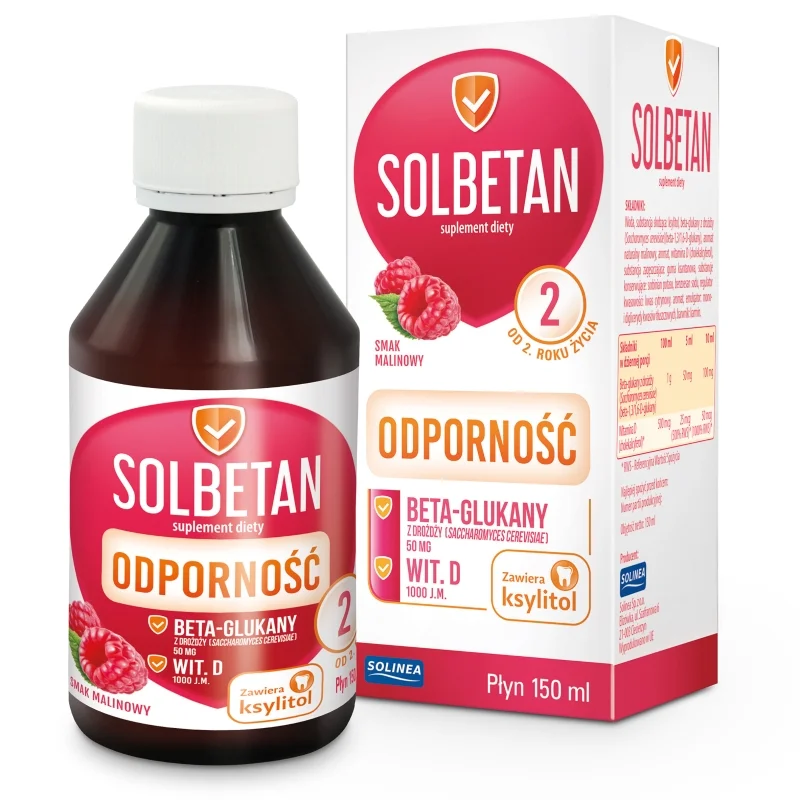 Solbetan, syrop ze składniakami wzmacniającymi odporności, butelka 150 ml