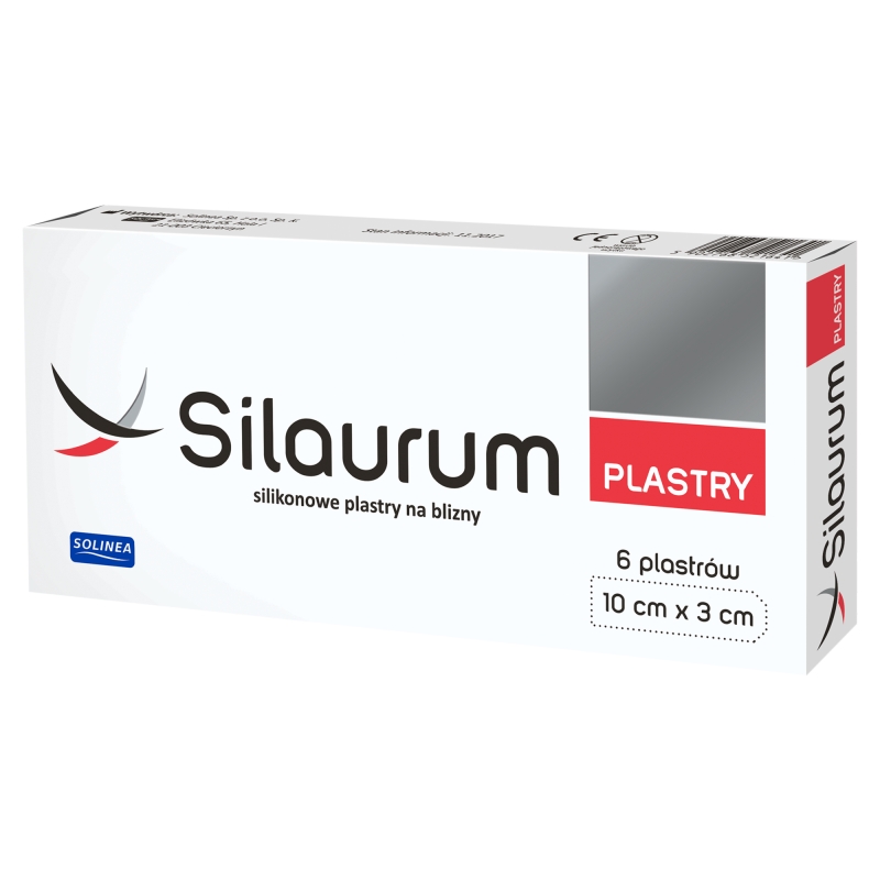 Silaurum, plastry na blizny, 6 szt.