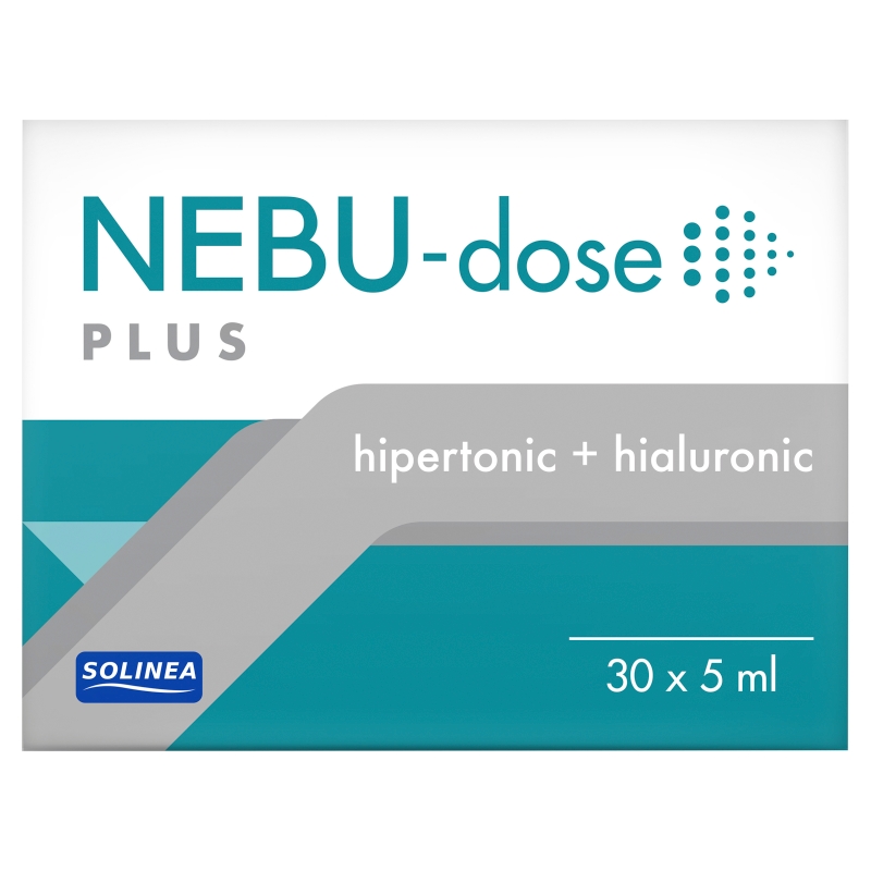 NEBU-dose PLUS, roztwór do inhalacji przeznaczony do terapii inhalacyjnej, poprawiający komfort oddychania, 30 ampułek, 5 ml
