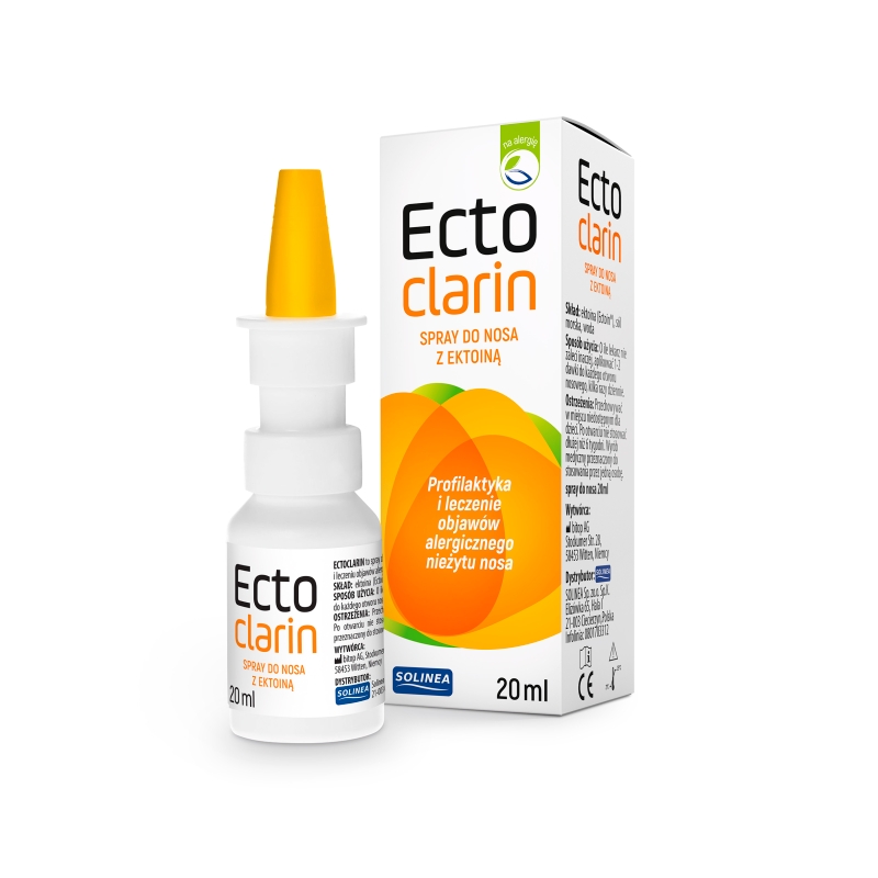 Ectoclarin, spray na alergiczny nieżyt nosa, 20 ml