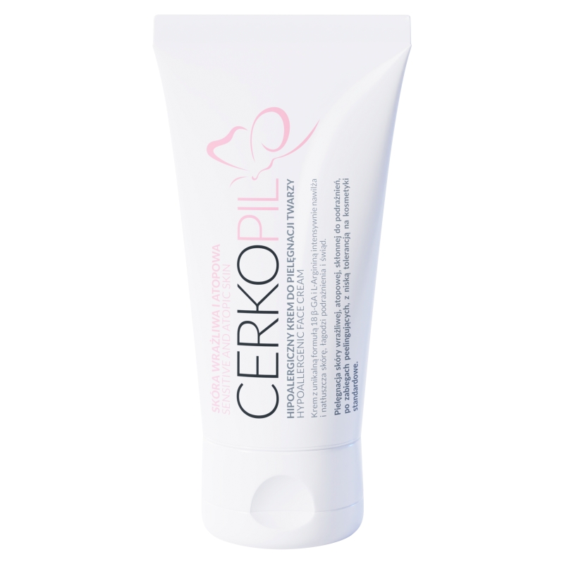 CERKOPIL , krem hipoalergiczny do pielęgnacji skóry wrażliwej i atopowej, 50 ml