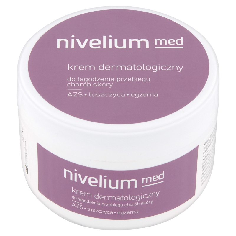 Nivelium med,  krem dermatologiczny do łagodzenia przebiegu chorób skóry, 250 ml