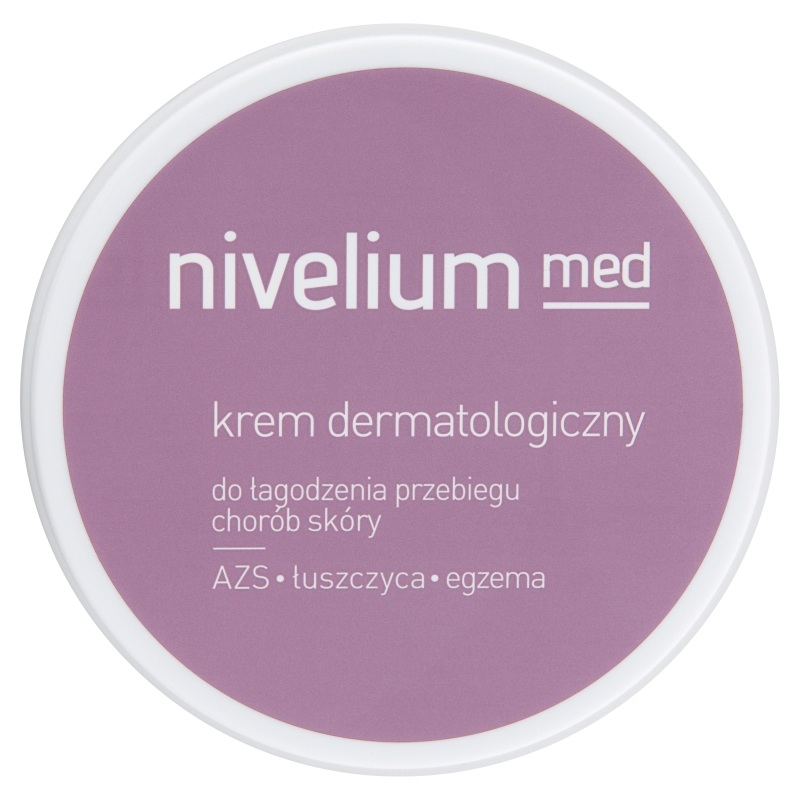 Nivelium med,  krem dermatologiczny do łagodzenia przebiegu chorób skóry, 250 ml
