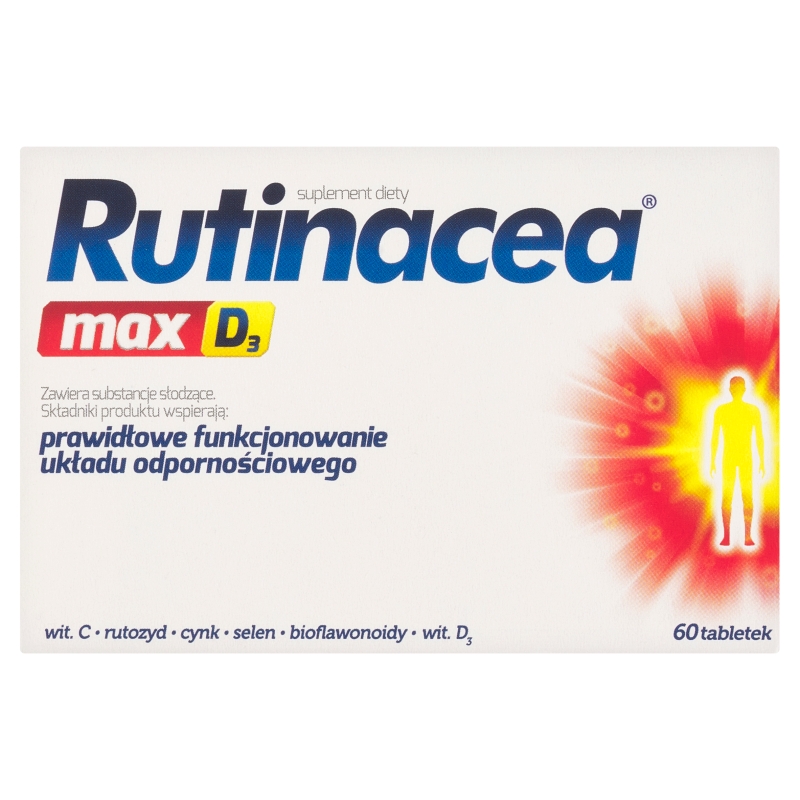 Rutinacea Max D3, tabletki , 60 szt.