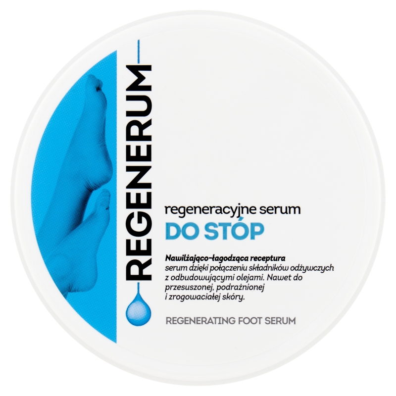 Regenerum Regeneracyjne serum do stóp , krem do przesuszonej, podrażnionej i zrogowaciałej skóry, 125 ml