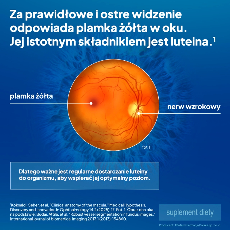 Maxiluten D3, tabletki ze składnikami wspierającymi zdrowie oczu i utrzymanie prawidłowej ostrości widzenia z witaminą D3,  30 szt.