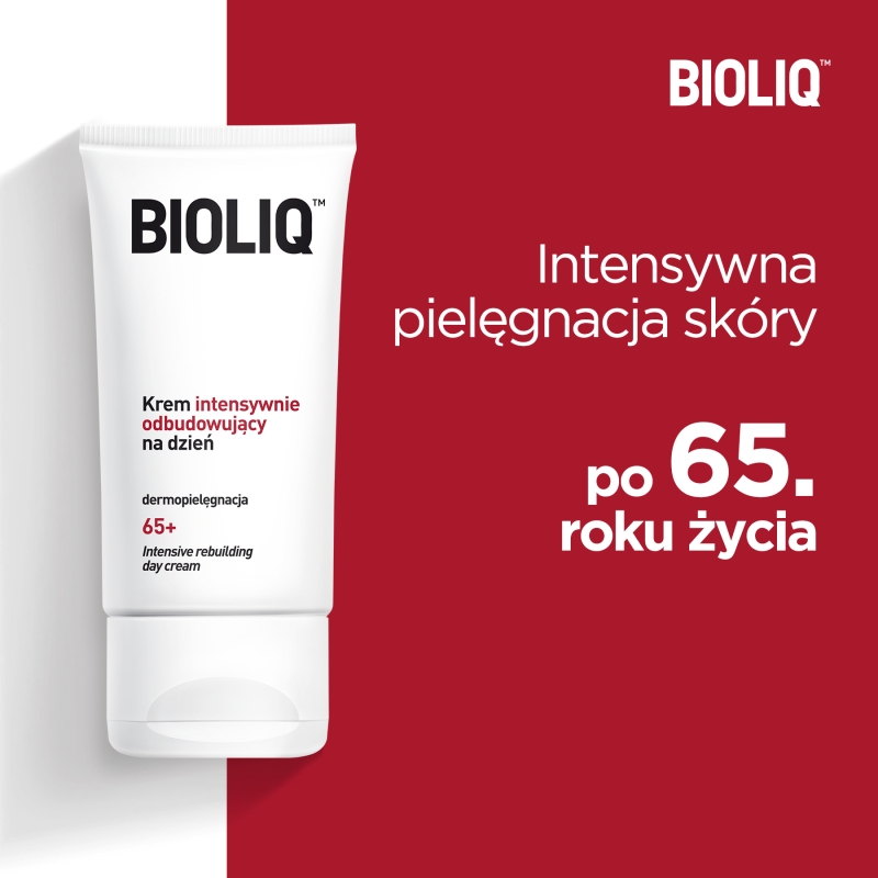 Bioliq 65+, krem intensywnie odbudowujący na dzień, 50 ml