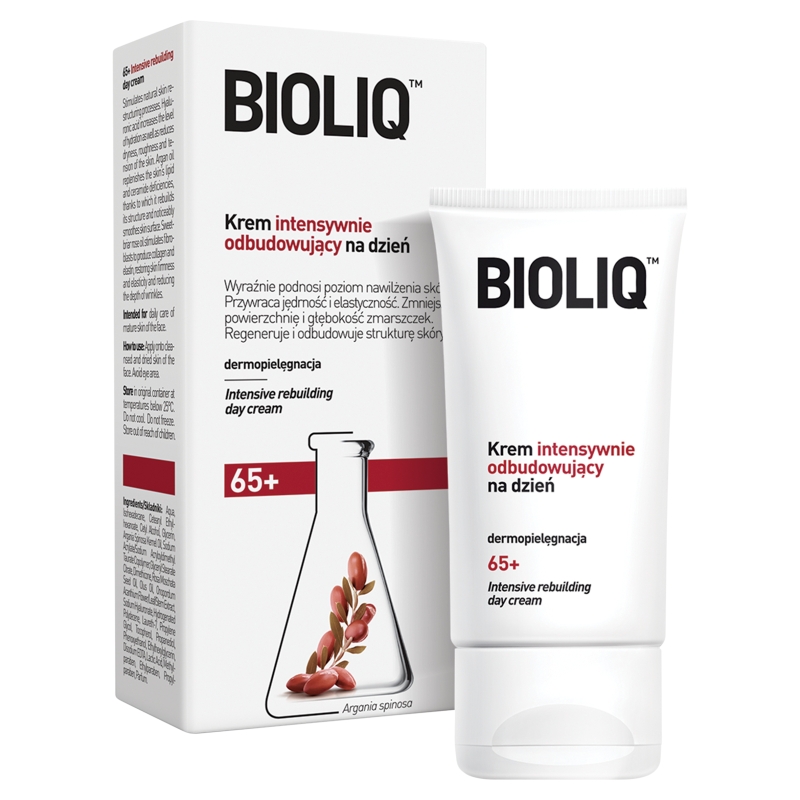 Bioliq 65+, krem intensywnie odbudowujący na dzień, 50 ml