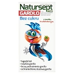 Natursept Med Gardło lizaki na ból gardła o smaku truskawkowym bez cukru, 6 szt.