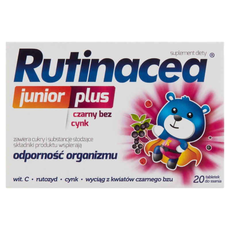 Rutinacea Junior Plus , tabletki dla dzieci, 20 szt.