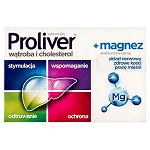 Proliver + magnez tabletki ze składnikami wspierającymi wątrobę i trawienie, 30 szt.