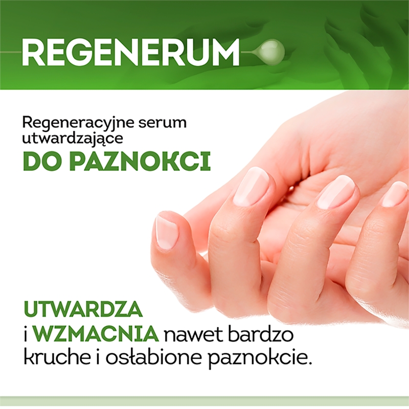 Regenerum regeneracyjne serum utwardzające, lakier do paznokci, 8 ml