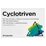 Cyclotriven, kapsułki ze składnikami wspomagającymi prawidłowe krążenie w nogach, 30 szt.
