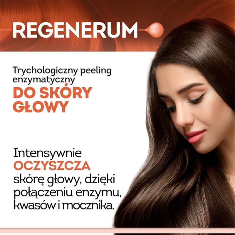 REGENERUM , trychologiczny peeling enzymatyczny do skóry głowy, 110 ml