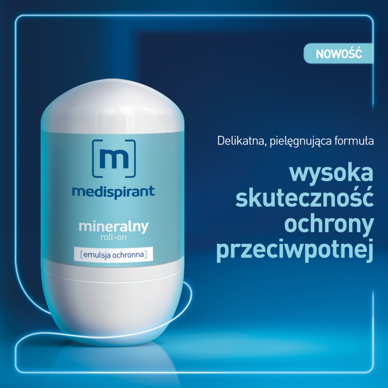MEDISPIRANT MINERALNY, emulsja ochronna z pielęgnującym olejkiem bawełnianym, 40 ml