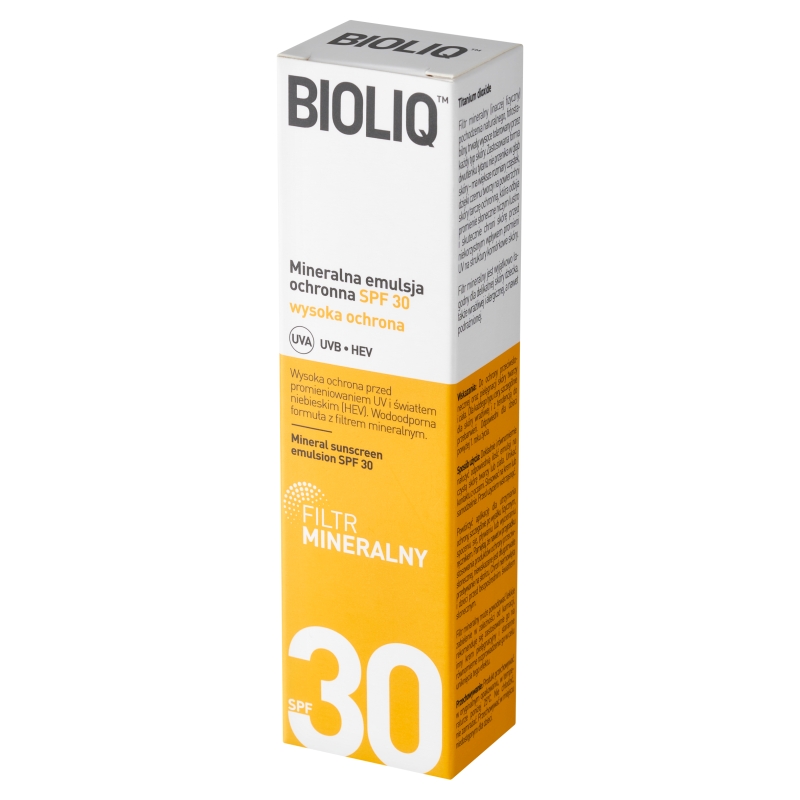 Bioliq SPF , emulsja mineralna ochronna SPF 30, 30 ml