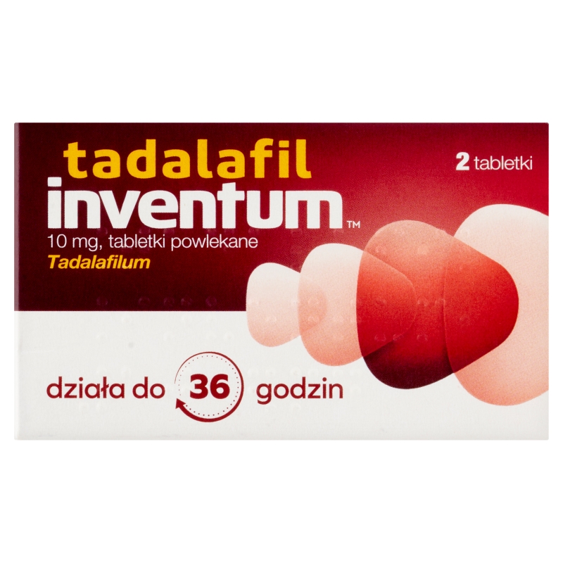 Tadalafil Inventum, tabletki na zaburzenia erekcji, 2 szt.