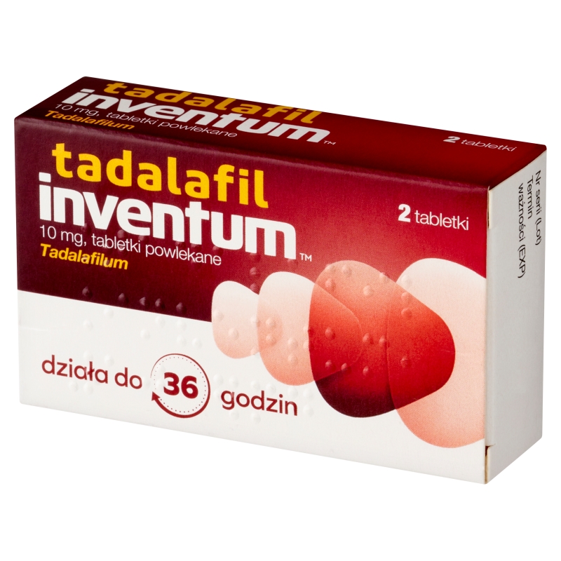 Tadalafil Inventum, tabletki na zaburzenia erekcji, 2 szt.