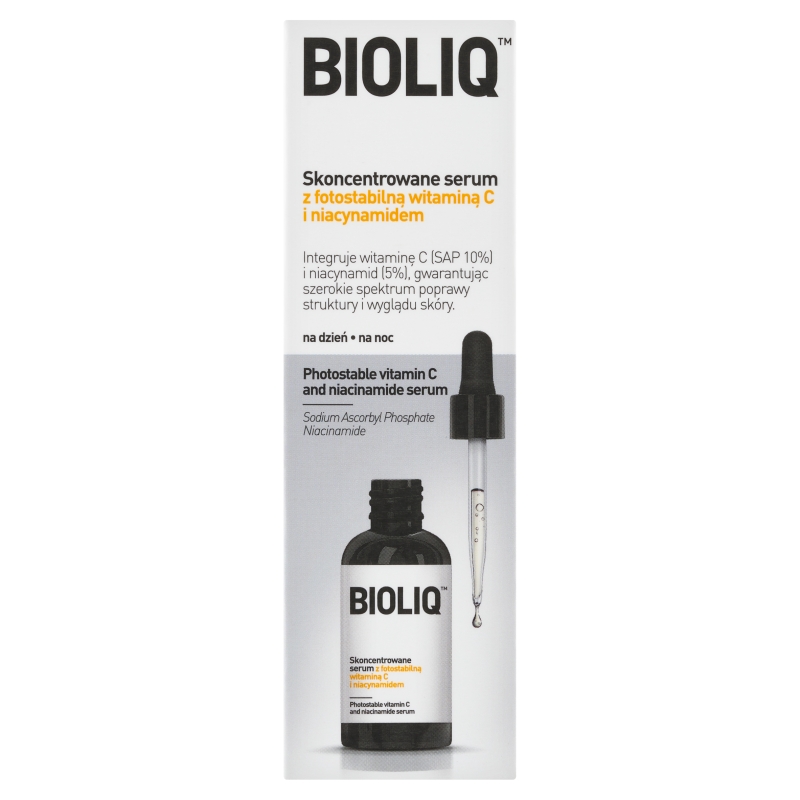 Bioliq PRO, skoncentrowane serum z fotostabilną witaminą C i niacynamidem, 20 ml