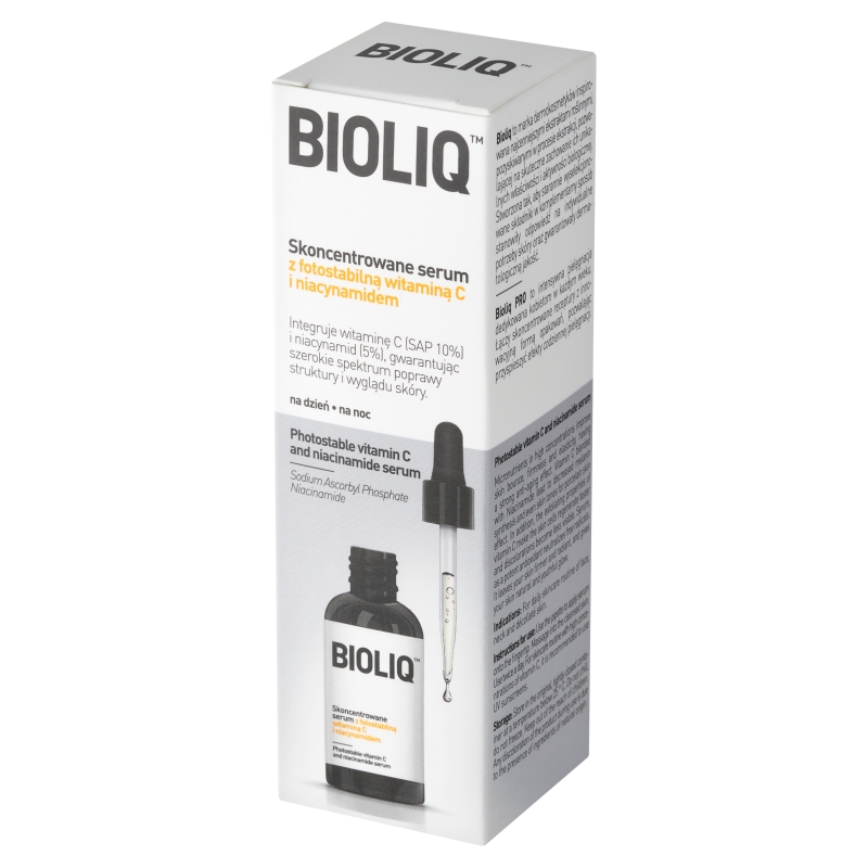 Bioliq PRO, skoncentrowane serum z fotostabilną witaminą C i niacynamidem, 20 ml