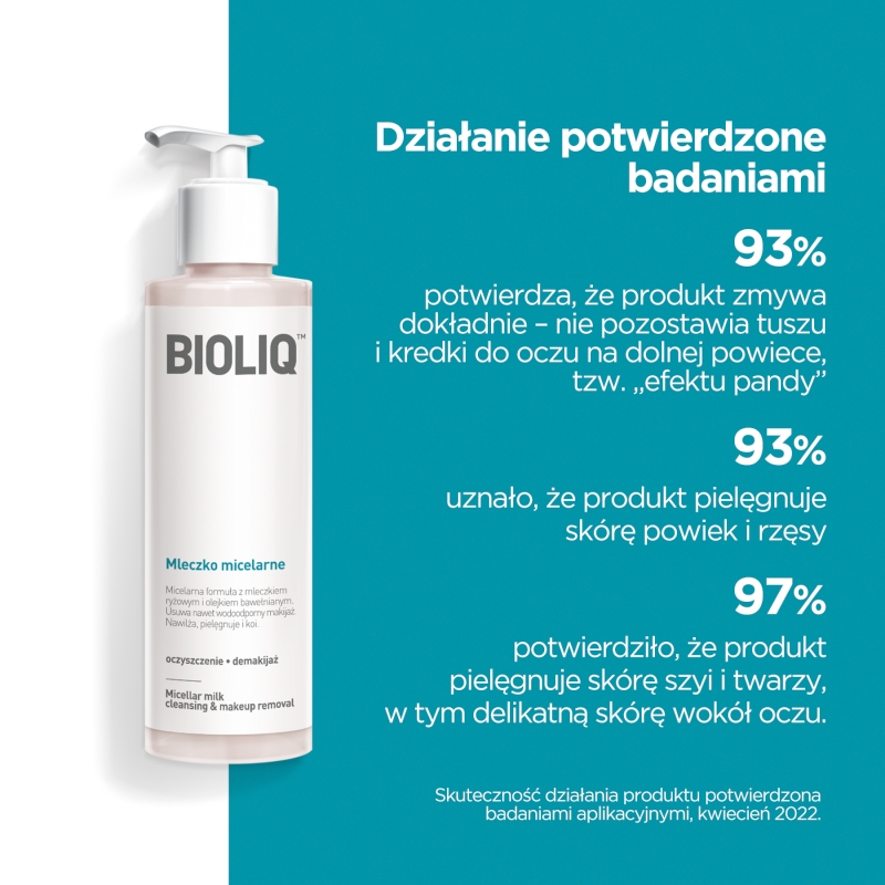 Bioliq Clean, mleczko miceralne do demakijażu, 135 ml