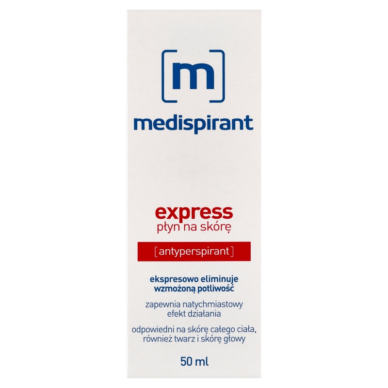 Medispirant Express, antyperspirant eliminujący wzmożoną potliwość, 50 ml
