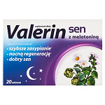 Valerin sen z melatoniną 20 tabletek
