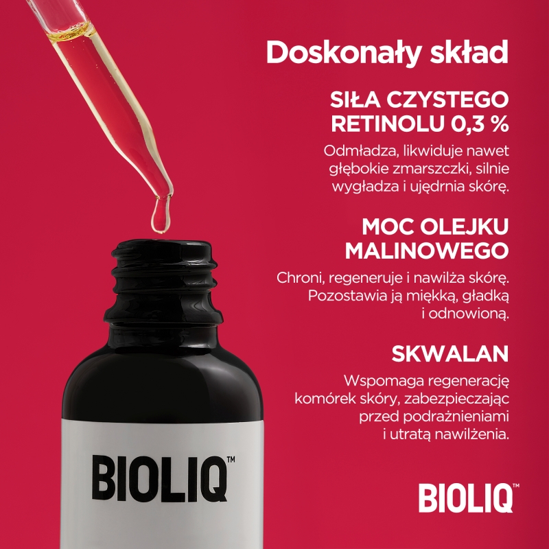 Bioliq, serum odmładzające z retinolem, 20 ml