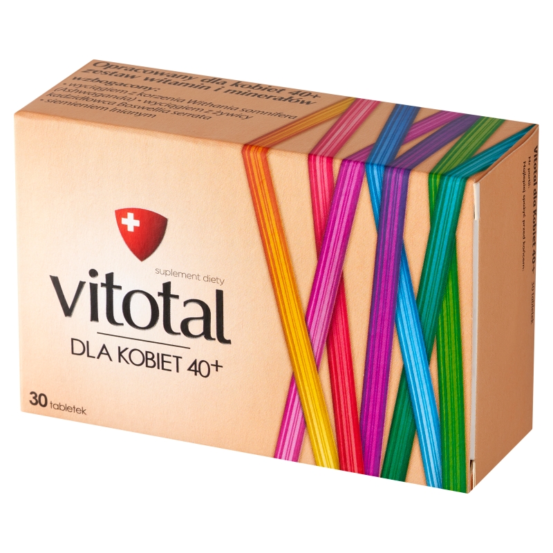 Vitotal Dla Kobiet 40+, 30 tabletek