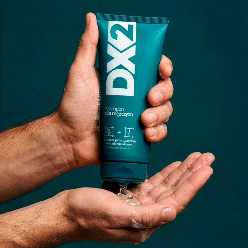 DX2, szampon przeciw przetłuszczaniu i wypadaniu włosów, 150 ml