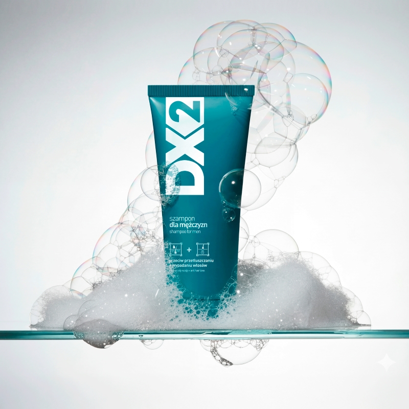 DX2, szampon przeciw przetłuszczaniu i wypadaniu włosów, 150 ml