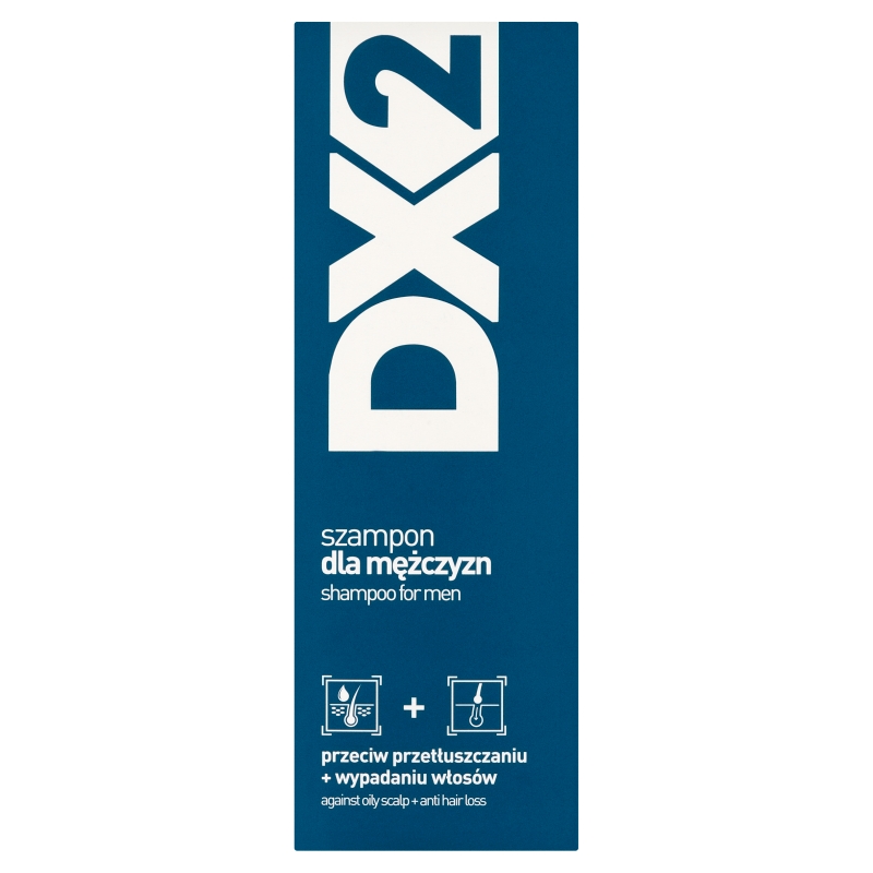 DX2, szampon przeciw przetłuszczaniu i wypadaniu włosów, 150 ml