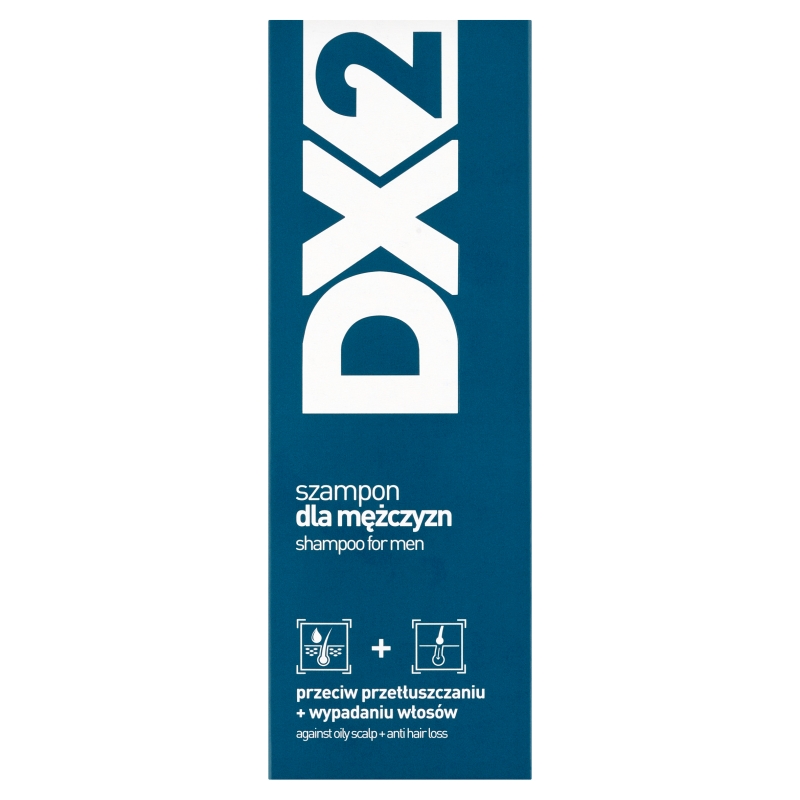 DX2, szampon przeciw przetłuszczaniu i wypadaniu włosów, 150 ml