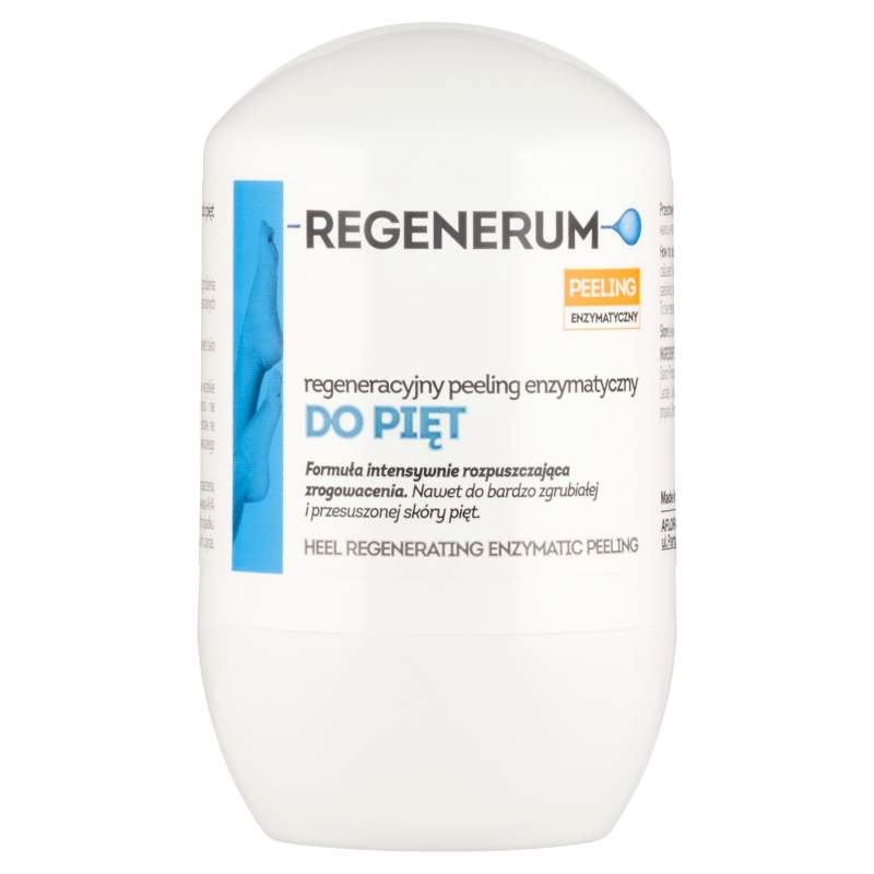 Regenerum, peeling enzymatyczny do pięt, roll-on, 50 ml