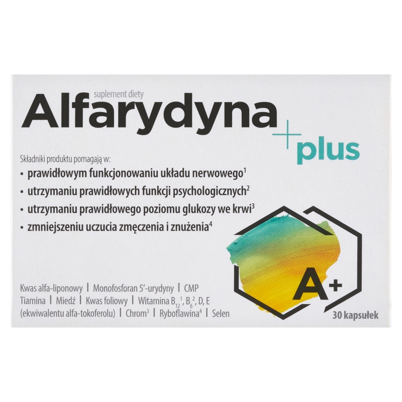 Alfarydyna Plus, 30 kapsułek