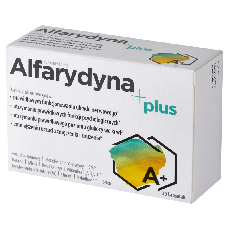 Alfarydyna Plus, 30 kapsułek