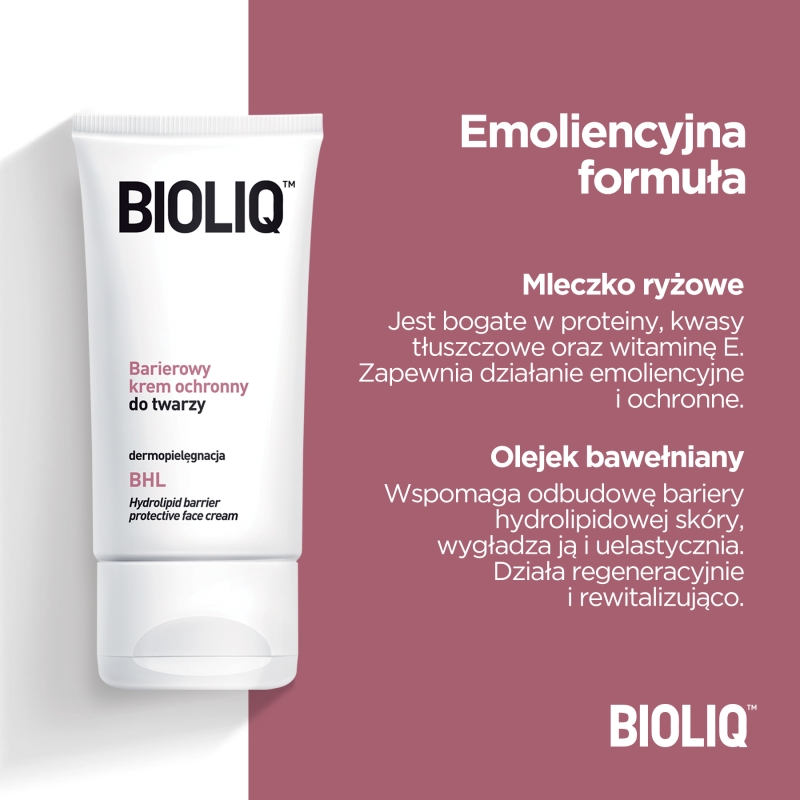 Bioliq BHL, krem ochronny do twarzy, 50 ml