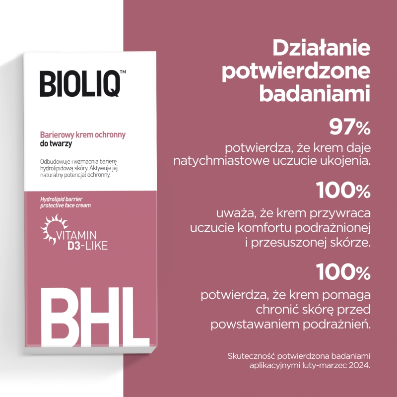 Bioliq BHL, krem ochronny do twarzy, 50 ml