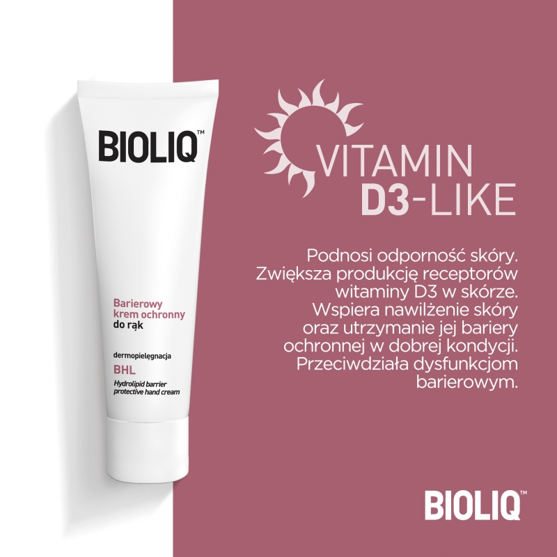 Bioliq BHL, barierowy krem do rąk, 75 ml