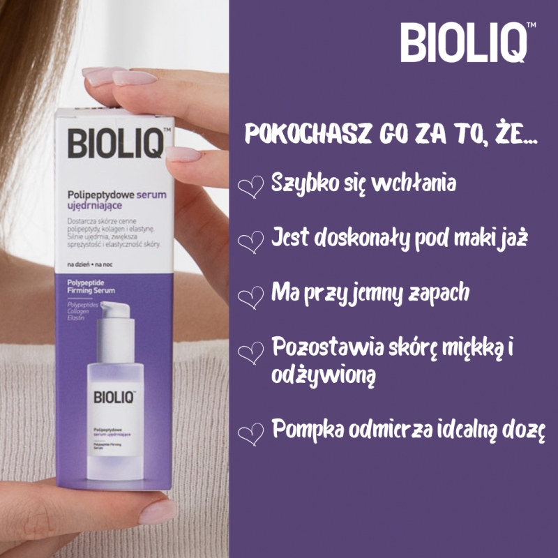 BIOLIQ Pro, polipeptydowe serum ujędrniając, 30 ml