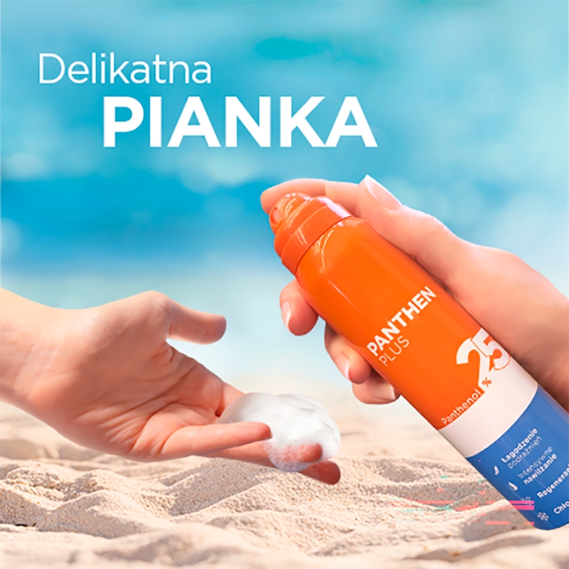 Panthen Plus 25%, pianka, 150 ml