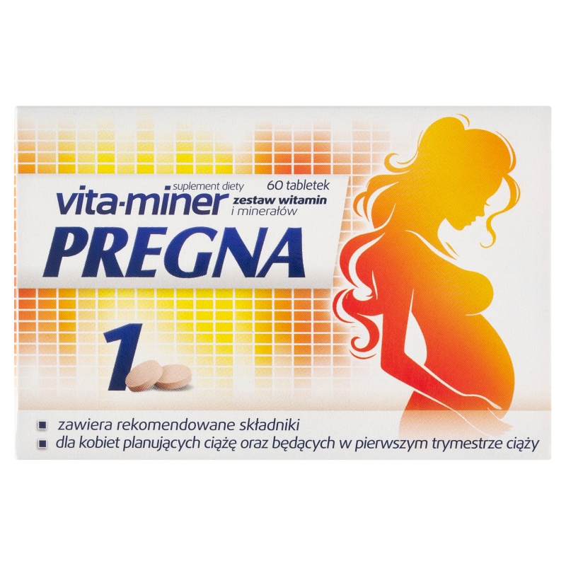 Vita-Miner Pregna 1, 60 tabletek