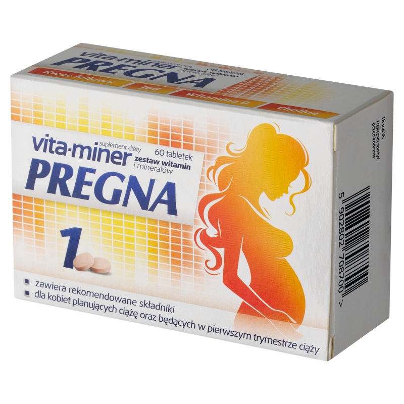 Vita-Miner Pregna 1, 60 tabletek