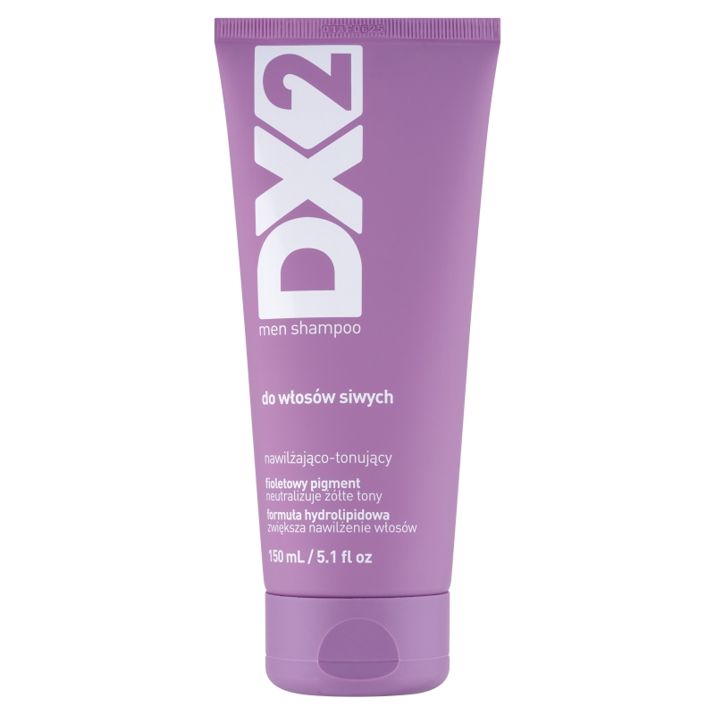 DX2, szampon tonizująco-nawilżający do włosów siwych, 150 ml