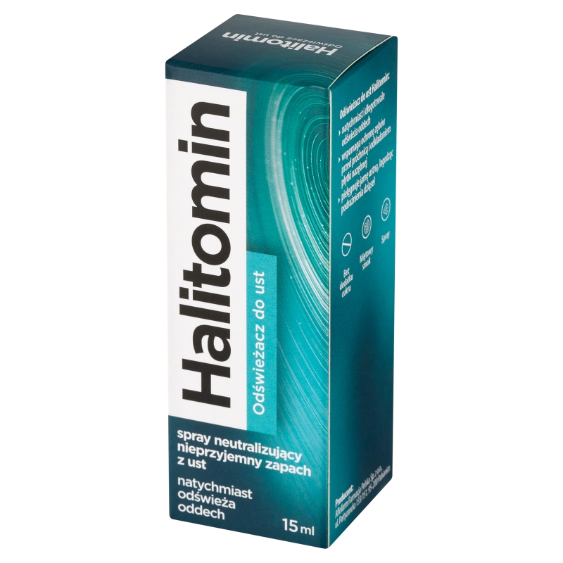 Halitomin, odświeżacz do ust, 15 ml