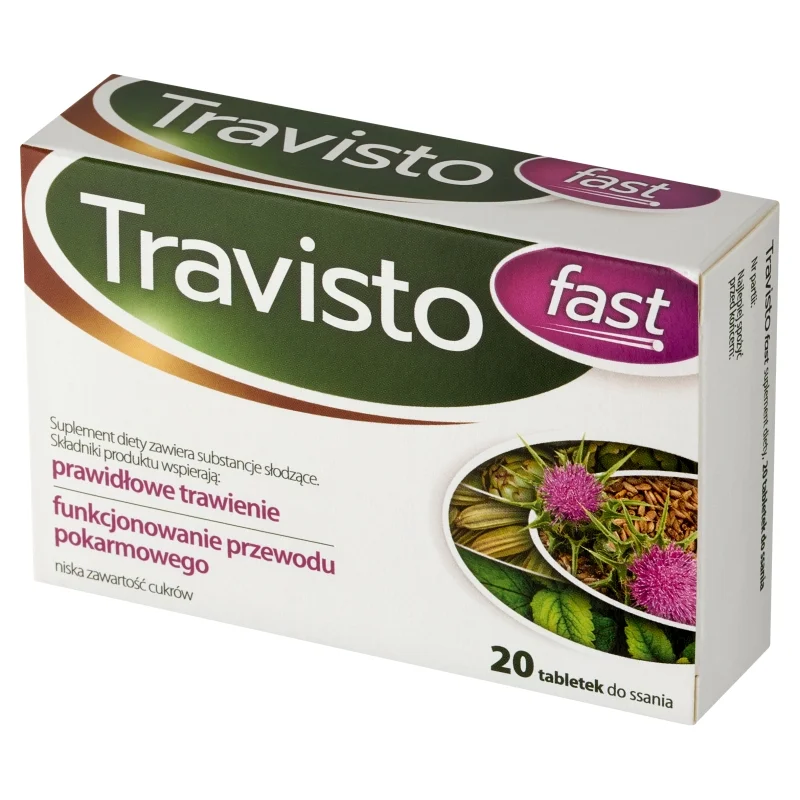 Travisto Fast, 20 tabletek do ssania
