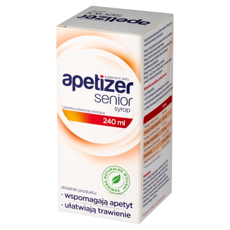 Apetizer Senior, syrop, 240 ml