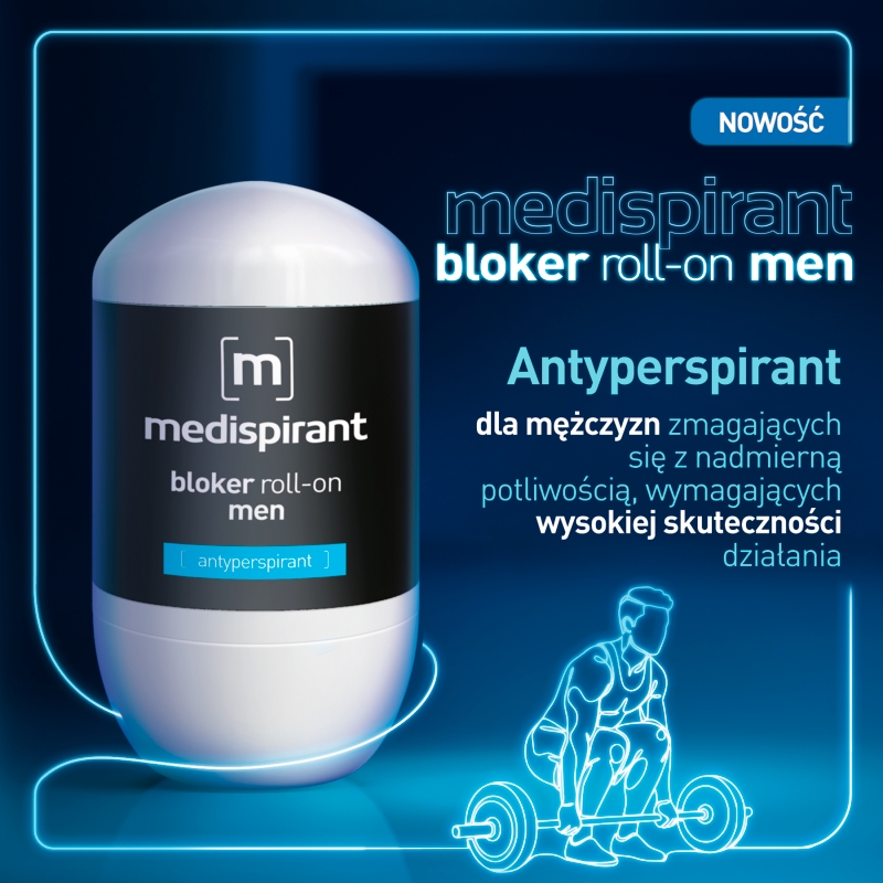 Medispirant Men 72h, roll-on, 40 ml