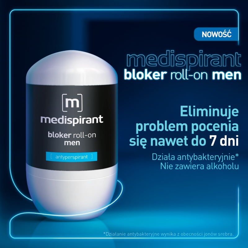 Medispirant Men 72h, roll-on, 40 ml